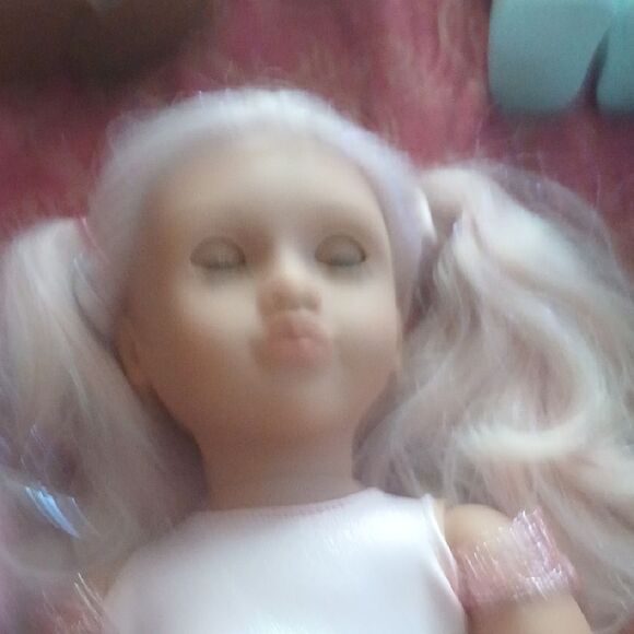 Pink and Purple Dress Dolls Set - Picture 3 of 7